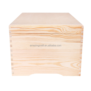 Caisse en bois personnalisée avec nom, cadeaux de naissance, décoration de chambre d'enfant, boîte à jouets, panier cadeau pour le premier anniversaire, boîte à souvenirs - Product Image 2