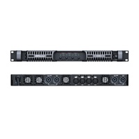Amplificateur de puissance professionnel D1800 1U en métal pour montage en rack, classe D, 4x1800W, 10kg, léger et portable