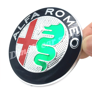 Pour AlfaRomeo 147 156 159 74mm <span class=keywords><strong>Emblème</strong></span> de capot avant de voiture, autocollant de calandre, badge de coffre arrière, décalcomanie, accessoires de style automobile - Product Image 4