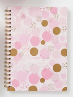 Kit de Embalaje de Regalo de Lujo con Papel de Arte Reciclable con Diseño de Puntos Dulces, Bolsa de Regalo Personalizable, Caja, Juego de Tarjetas de Notas para Diario