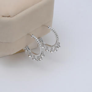 จี้เงินแท้ S925 งานแฮนด์เมด Wenchi ชุดต่างหู แหวน กวาง พร้อมสร้อยคอประดับมุก  ฐานเปล่าสำหรับ DIY อุปกรณ์ตกแต่งเครื่องประดับ จีน - Product Image 3