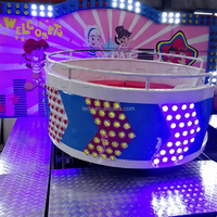 Attraction familiale : Mini Tagada en FRP, petite manège tournante Disco