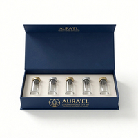 Boîte-cadeau en carton rigide avec fermeture magnétique pour flacons de 3 ml, 5 ml, 10 ml, lot de 10 flacons