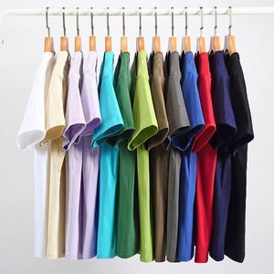High Quality Tee Custom Embossed Embroidered Dtg Custom DTF T <b>Shirt</b> 100% Cotton Heavyweight Blank Pima Cotton T <b>Shirts</b> - Product Image 5