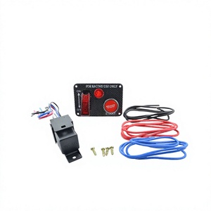 Interruptor de Encendido de Fibra de Carbono RACING KG15 KG16 KG17 KG18 Solo para Uso en Carreras, Interruptor Combinado Multifunción - Product Image 4