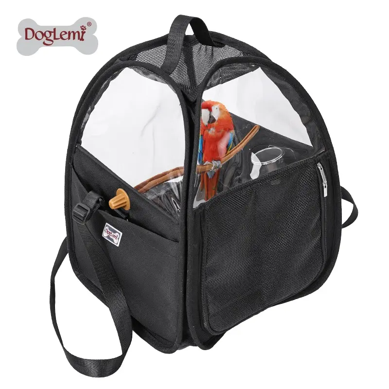 Lightweight Breathable Portable Folding Single Shoulder Bag Pet Carrying Bird Travel Carrier Bag