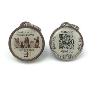 ป้าย ID สัตว์เลี้ยง13.56MHz QR สำหรับสุนัขและแมวทำจากปลอกคอโลหะ - Product Image 3