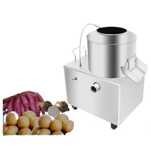 Nouvelle Machine à Éplucher les Fruits et Légumes Entièrement Automatique en Acier Inoxydable, 220V/110V 1500W, pour Pommes de Terre, Patates Douces et Igname - Product Image 2