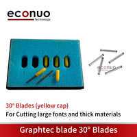 Lames de coupe pour traceur de vinyle, offre spéciale, 30,60,45 degrés, graphtec CB09 CE5000 CE6000