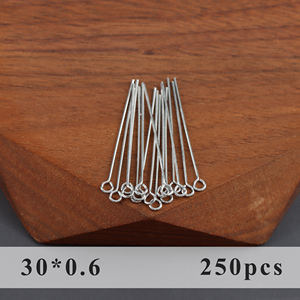 Медные шпильки с родиевым покрытием M1068 для изготовления серег, ожерелий и других украшений, высокое качество, 20 г/лот - Product Image 5