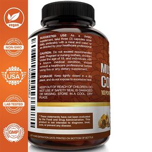 OEM грибы добавки для релаксации и усиления иммунитета, капсулы из органических грибов Риши - Product Image 5