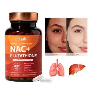 Cápsulas de Glutatión, Vitamina C y Colágeno para Blanquear la Piel, Unificar el Tono de la Piel, Suplementos de NAC, Marca Privada, Fábrica Certificada GMP ISO - Product Image 1