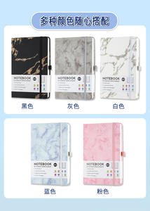 Özelleştirilmiş A5 Vintage mermer tasarım günlük defteri kabartmalı deri promosyon notebooklar öğrenciler için Spiral bağlı okul hediye - Product Image 4