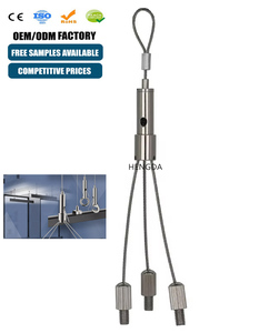 Kit de <span class=keywords><strong>suspension</strong></span> à 3 câbles réglables pour luminaires - Product Image 1