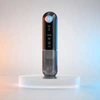 Appareil de nettoyage facial électrique à double réservoir, à circulation d'eau, pour éliminer les points noirs, avec logo personnalisé OEM ODM, compresse chaude et froide