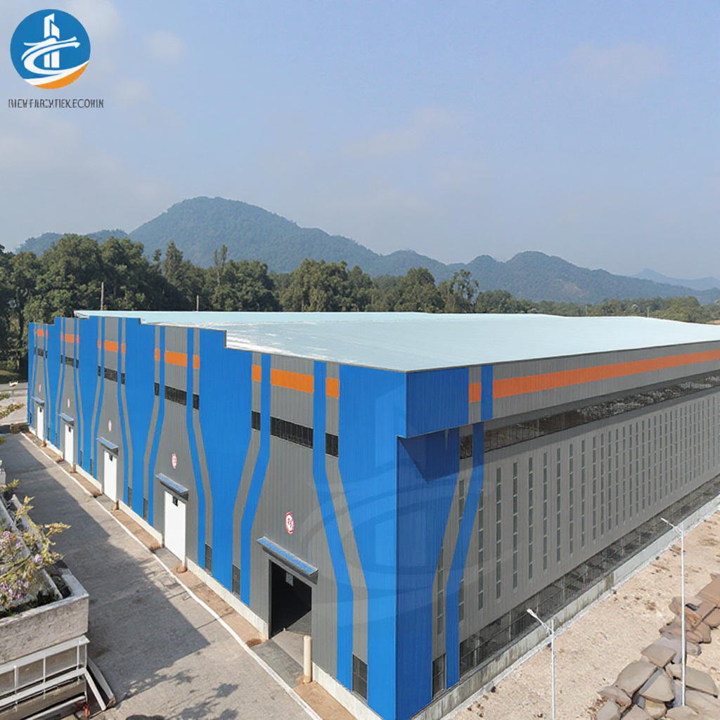 Low Cost Industrial Steel Structure Warehouse Prefabricated Building With Steel Frame Easy to Assemble