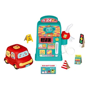 BAOLI Educational Game Plastic Pretend Play Gas Station Toy