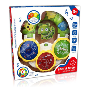 Juguete Musical de Percusión con Diseño de Animal de Dibujos Animados, Tambor de Mano Eléctrico para Niños - Product Image 2