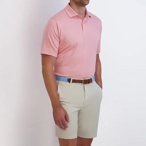 Fornitore di Tendenza: Polo Sportive Personalizzate con Logo Ricamato, Stampa Integrale a Righe, 90% Poliestere 10% Spandex, Magliette da Golf Colorate - Product Image 3