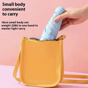 Portable Mini Pocket Capsule Umbrella Rain Shine <b>Waterproof</b> Sun Shade Compact Travel Car Gift Umbrella - Product Image 6