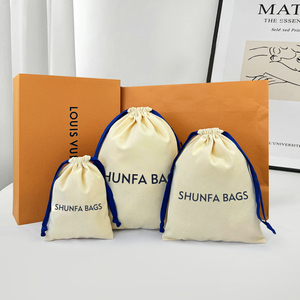 Bolsa con Cordón <span class=keywords><strong>de</strong></span> Lujo Personalizada con Logotipo <span class=keywords><strong>de</strong></span> Marca, Varios Tamaños, <span class=keywords><strong>de</strong></span> Sarga, para Compras, Zapatos, Bolsos, <span class=keywords><strong>Ropa</strong></span>, Antipolvo, <span class=keywords><strong>de</strong></span> Empaque, <span class=keywords><strong>de</strong></span> Muselina <span class=keywords><strong>de</strong></span> Algodón - Product Image 2