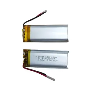 Fornitura di fabbrica prezzo all'ingrosso 801955 batteria agli ioni di litio 3.7V 800mAh con pcb in magazzino per prodotti elettronici