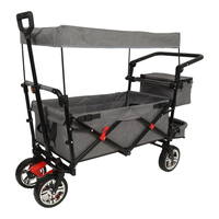 Chariot de camping pliable pour enfants, idéal pour le camping, les pique-niques et la randonnée, avec harnais de sécurité à 5 points, vente en gros