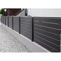 Panneaux de clôture de jardin en alliage d'aluminium sûrs et abordables pour une utilisation en extérieur dans la cour