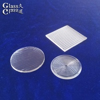 Lentille en verre diffuseur prismatique - Redirection de la lumière économe en énergie pour l'éclairage de bureaux et industriel