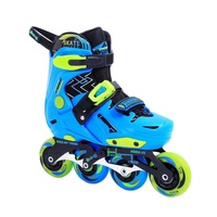 Patins à roulettes à roues en PU de nouvelle conception, chaussures à roulettes réglables pour enfants