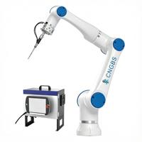 Robot de soudage Cobot CNGBS programmable à 6 axes, charge utile de 6 kg, portée de 800 mm, idéal pour la soudure de métaux en petite usine - Vente Flash
