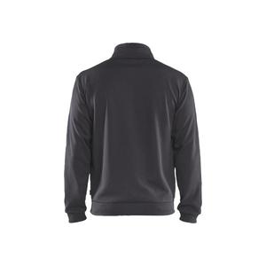 BLAKLADER - 336225269699XL Sweat avec fermeture éclair mi gris/noir-EAN 7330509685068 WORK HOODIES - Product Image 2