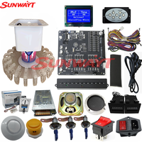Kit DIY de machines de jeu à prix à clipser personnalisées 20/24/30/40, à monnayeur, avec PCB en plastique, pour distributeur automatique de snacks et cadeaux, version anglaise, noir