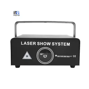 Lampu Laser panggung 500MW, pemindai 3d animasi, lampu Laser DJ untuk acara pesta pernikahan