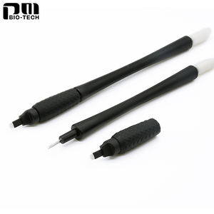 Hoja de Microblading de doble cabeza, pluma de tatuaje desechable de calidad Premium, herramientas de fabricación permanente de cejas Phibrow con copa de anillo - Product Image 1