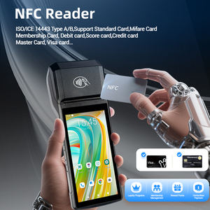 Terminal de Pago GMS CE FCC ROHS Android 14 DDR4, Máquinas POS GMS NFC, Caja Registradora Táctil para Tiendas Minoristas con Impresora - Product Image 2