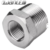 Raccord de tuyauterie réducteur de diamètre forgé, connexion filetée, acier au carbone ASME B16.11 ASTM A105, haute pression, plomberie