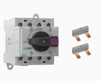 Interrupteur-sectionneur CC PV ignifuge 1200V 32A, sectionneur CC solaire intégré IP20 pour modules de distribution PV