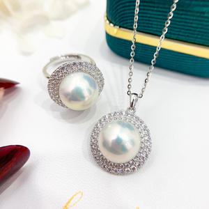 Juego de Joyería de Moda 053 con Aretes de Perlas DIY Chapados en Oro de 14K, Tecnología Importada, Oro Fundido con 10-13 Yuanes - Product Image 2