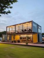 1. Maison préfabriquée en conteneur facile à assembler, imperméable, durable, mobile et modulaire pour le logement ou le bureau