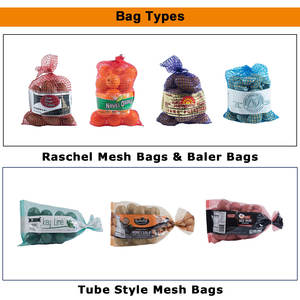 เครื่องแพ็คถุงตาข่ายผักผลไม้กึ่งอัตโนมัติเครื่องแพ็คถุงตาข่ายสำหรับหัวหอมกระเทียมแตงกวามะม่วง - Product Image 4