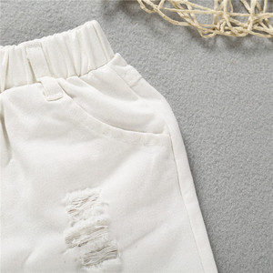 Conjunto de Ropa de Verano 2019 para Niños, Camisas con Flores + Pantalones Cortos de Mezclilla, 2 Piezas, Traje de Caballero para Bebés - Product Image 5