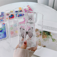Grossiste 3 en 1 Glitter Durable fantaisie couleur rose papillon girly coque de téléphone pour infinix Hot 50proplus 50pro Note40X