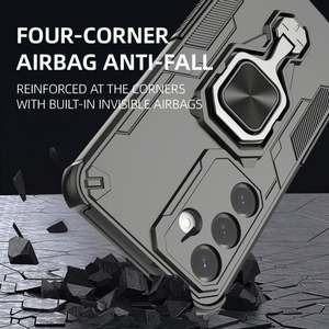 Funda de Anillo Metálica con Precio de Fabricante KAOU - Cubierta Magnética Mate a Prueba de Golpes para Samsung A16 5G/A06 4G/A55 5G y A26/A56/S25 - Product Image 3