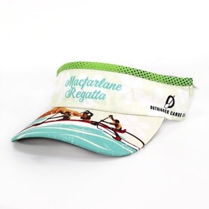 Chất lượng cao tùy chỉnh thăng hoa thể thao chạy <span class=keywords><strong>Visor</strong></span> cap Trọng lượng nhẹ Polyester Dây đeo đàn hồi điều chỉnh Sun <span class=keywords><strong>Visor</strong></span> - Product Image 1