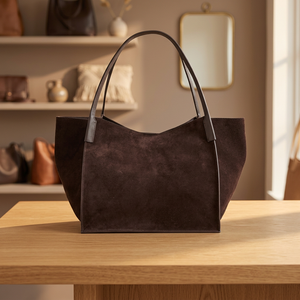 Sacs à main décontractés en cuir véritable BS INTERNATIONAL, fermeture à glissière, bandoulière, grande capacité, imperméables, légers - Product Image 4