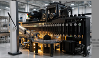 Machine de soufflage haute vitesse entièrement automatique à 6 cavités, 20000 BPH, à servomoteurs intégrés, haute performance