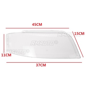 2 pièces, boîtiers de phares avant, couvercles de phares, abat-jour transparents, masques de phares, lentilles pour Audi A6 C5 2003 2004 2005 - Product Image 5