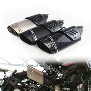 51 Mét Phổ Xe Máy Akra Xả M1 Muffler Carbon Fiber Heat Shield DB Killer Cho Yamaha R1 R3 R6 Ninja400 250 Tmax 530