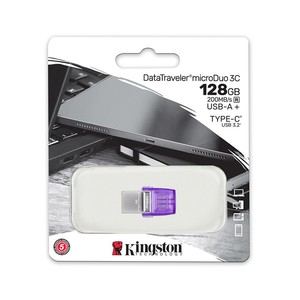 Pen drive microDuo 3C DTDUO3CG3 Dual Tipo-C USB3.2 Gen 1 64GB 128GB 256GB 200 MB/<span class=keywords><strong>s</strong></span> - Product Image 6